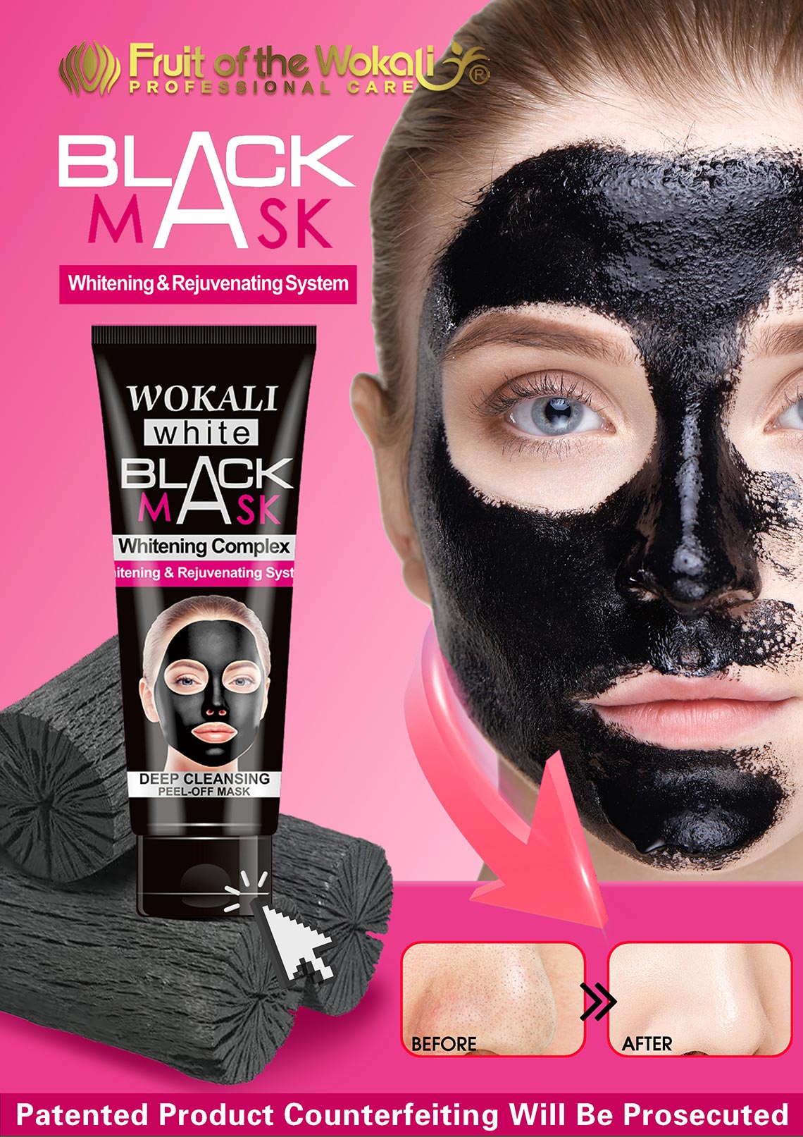WKL402 BLACK MASK PEEL-OFF MASK 黑色面膜泥