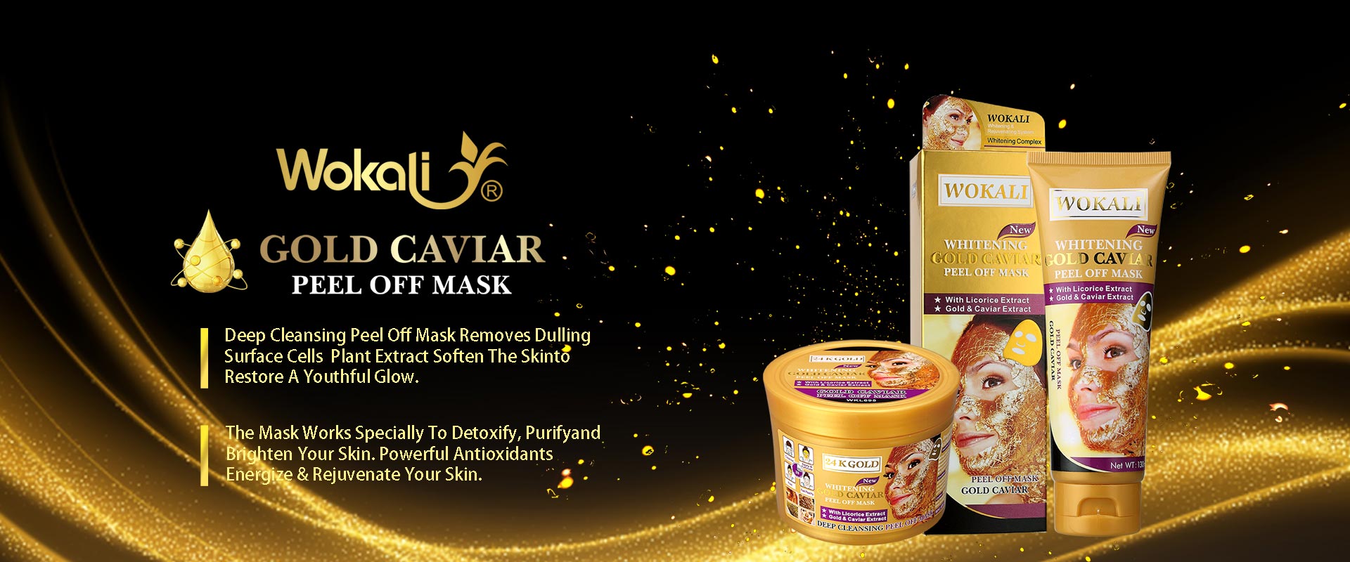 WKL403 GOLD MASK PEEL-OFF MASK