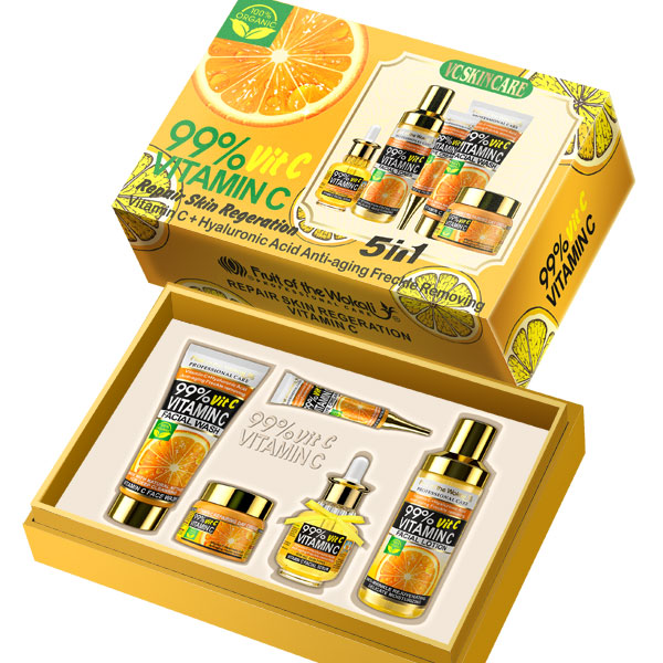 WKL878 VITAMIN C SKIN CARE SET 5in1