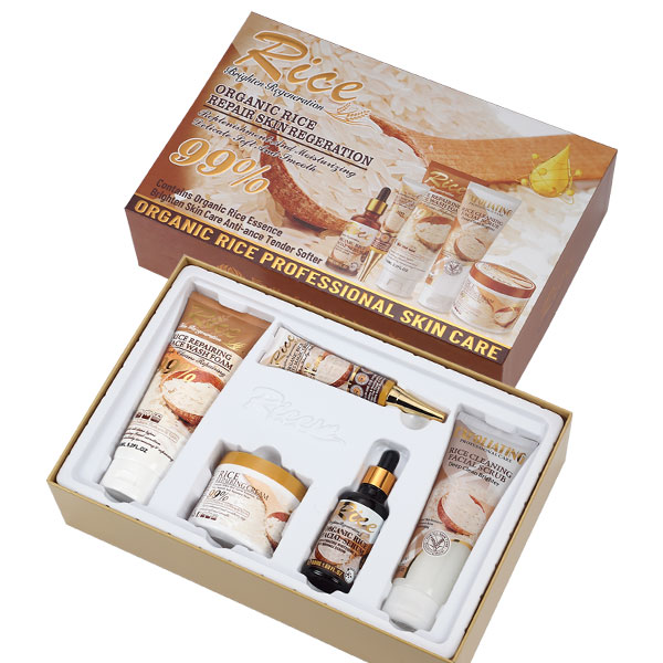 WKL831 ORGANIC RICE SKIN CARE SET 5in1