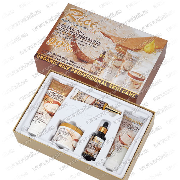 WKL831 ORGANIC RICE SKIN CARE SET 5in1